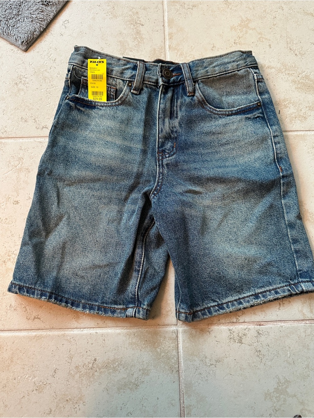 Boys Classic Denim Jorts - Blue